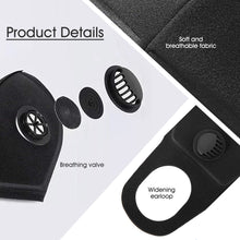 Load image into Gallery viewer, Sponge Anti-haze Face Mask Washable with Breathing Valve