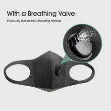 Load image into Gallery viewer, Sponge Anti-haze Face Mask Washable with Breathing Valve