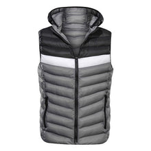 Load image into Gallery viewer, New Spring Autumn Sleeveless Jacket for Men Fashion Warm Cotton Padded Hooded Parkas Male Winter Vest Mens Work Vests Waistcoat