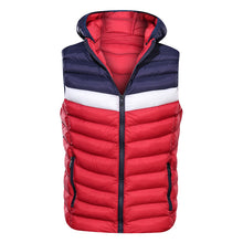 Load image into Gallery viewer, New Spring Autumn Sleeveless Jacket for Men Fashion Warm Cotton Padded Hooded Parkas Male Winter Vest Mens Work Vests Waistcoat