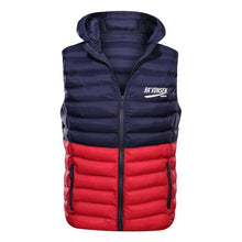 Load image into Gallery viewer, New Spring Autumn Sleeveless Jacket for Men Fashion Warm Cotton Padded Hooded Parkas Male Winter Vest Mens Work Vests Waistcoat