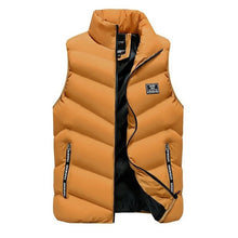 Load image into Gallery viewer, New Spring Autumn Sleeveless Jacket for Men Fashion Warm Cotton Padded Hooded Parkas Male Winter Vest Mens Work Vests Waistcoat