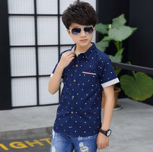 Load image into Gallery viewer, 2019 Summer Toddler Teenage Dot School Boy Clothing Kids Boys