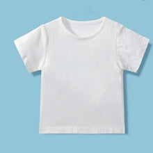 Load image into Gallery viewer, New Cartoon Flower English Alphabet Print Girls T Shirt Leisure Girl T-shirt Children Harajuku Boy Tshirt Kawaii Kids Tops Vogue