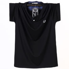 Load image into Gallery viewer, 2019 High-quality Plus Size M-6XL Men Big Tall T-shirt Short Sleeves Oversized T Shirt Cotton Male Large Tee Summer Fit T shirt