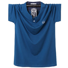 Load image into Gallery viewer, 2019 High-quality Plus Size M-6XL Men Big Tall T-shirt Short Sleeves Oversized T Shirt Cotton Male Large Tee Summer Fit T shirt
