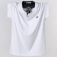 Load image into Gallery viewer, 2019 High-quality Plus Size M-6XL Men Big Tall T-shirt Short Sleeves Oversized T Shirt Cotton Male Large Tee Summer Fit T shirt