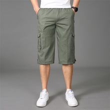 Load image into Gallery viewer, Jogger Men 2020 Summer Mens Casual Cotton Pants Male Breathable Calf-length baggy Pants Big and Tall 5XL Camouflage Camo Cargo